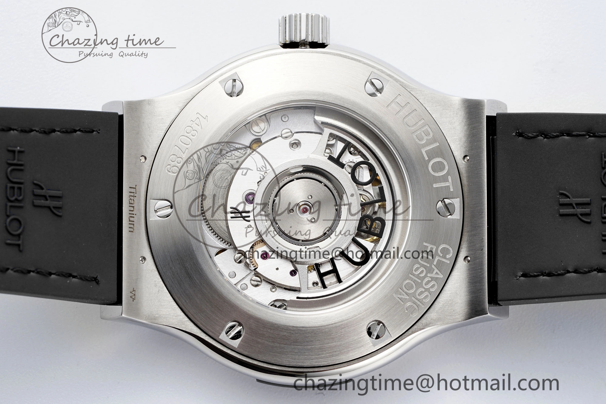 Premium Fusion 42mm APSF 1:1 Best Edition Gray Dial on Black Gummy Strap A 6743