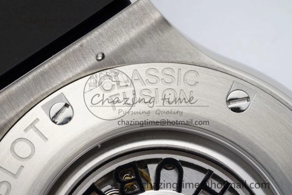 Premium Fusion 42mm APSF 1:1 Best Edition Gray Dial on Black Gummy Strap A 6743