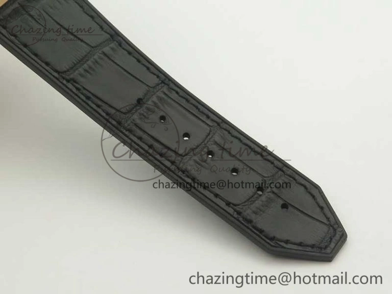 Fusion 42mm Crystal RG Case F16 Factory 1:1 Best Edition Black Dial On Gummy Strap A Tailored 6876