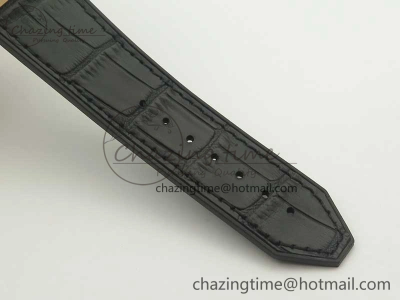 Fusion 42mm Crystal RG Case F16 Factory 1:1 Best Edition Black Dial On Gummy Strap A Tailored 6876