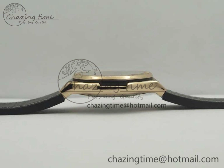 Fusion 42mm Crystal RG Case F16 Factory 1:1 Best Edition Gray Dial On Gummy Strap A Elegant 6874