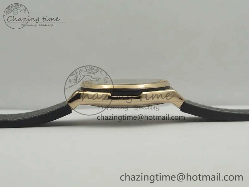 Fusion 42mm Crystal RG Case F16 Factory 1:1 Best Edition Gray Dial On Gummy Strap A Elegant 6874