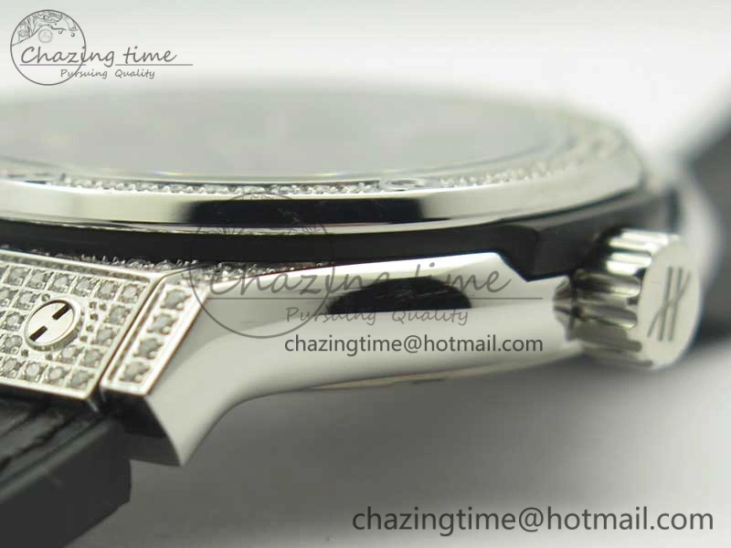NewStyle Fusion 42mm Crystal TI Case F16 Factory 1:1 Best Edition Black Dial On Gummy Strap A 6870
