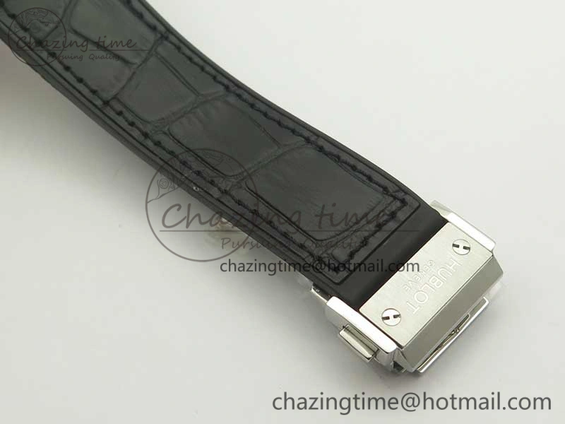 NewStyle Fusion 42mm Crystal TI Case F16 Factory 1:1 Best Edition Black Dial On Gummy Strap A 6870