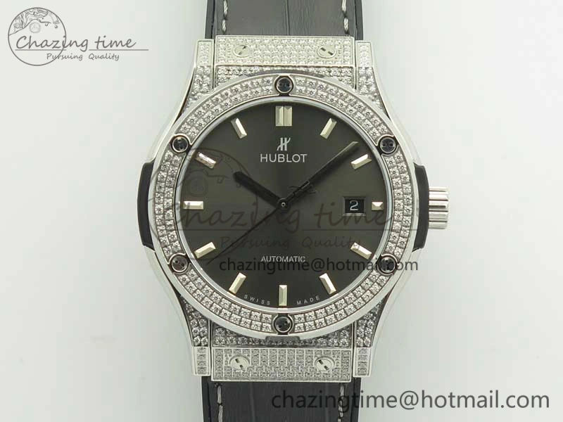 ComfortFit Fusion 42mm Crystal TI Case F16 Factory 1:1 Best Edition Gray Dial On Gummy Strap A 6869