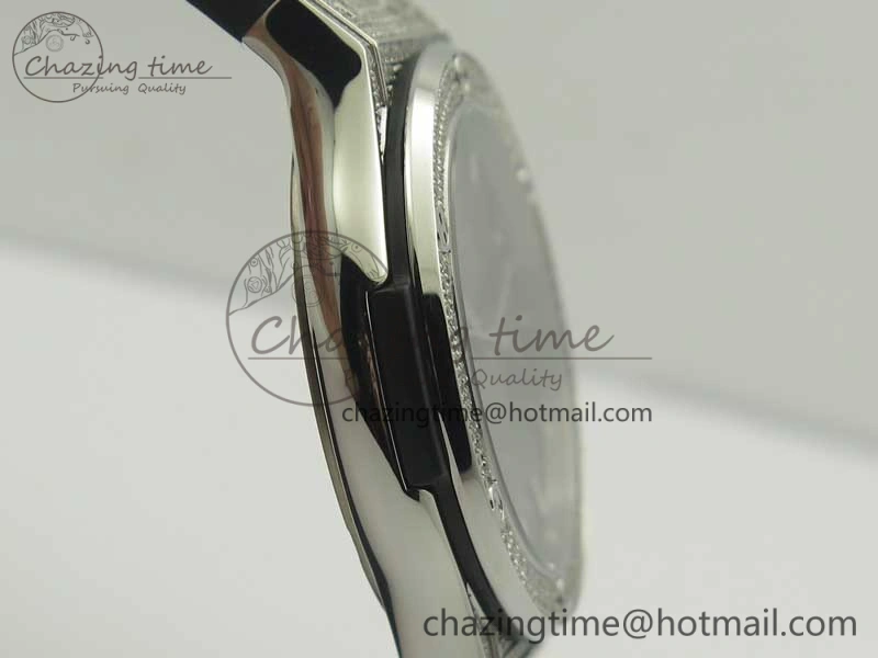 ComfortFit Fusion 42mm Crystal TI Case F16 Factory 1:1 Best Edition Gray Dial On Gummy Strap A 6869