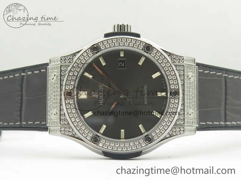 ComfortFit Fusion 42mm Crystal TI Case F16 Factory 1:1 Best Edition Gray Dial On Gummy Strap A 6869