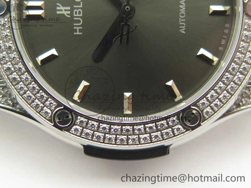 ComfortFit Fusion 42mm Crystal TI Case F16 Factory 1:1 Best Edition Gray Dial On Gummy Strap A 6869