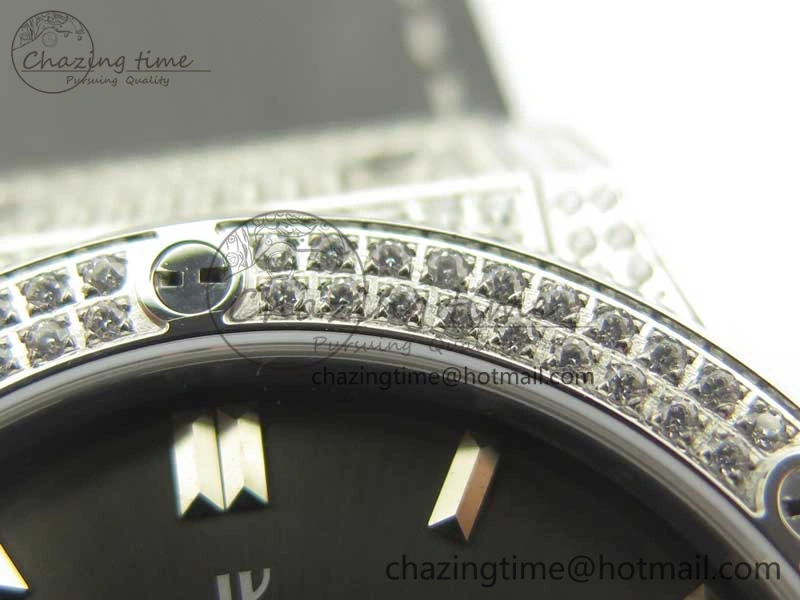 ComfortFit Fusion 42mm Crystal TI Case F16 Factory 1:1 Best Edition Gray Dial On Gummy Strap A 6869