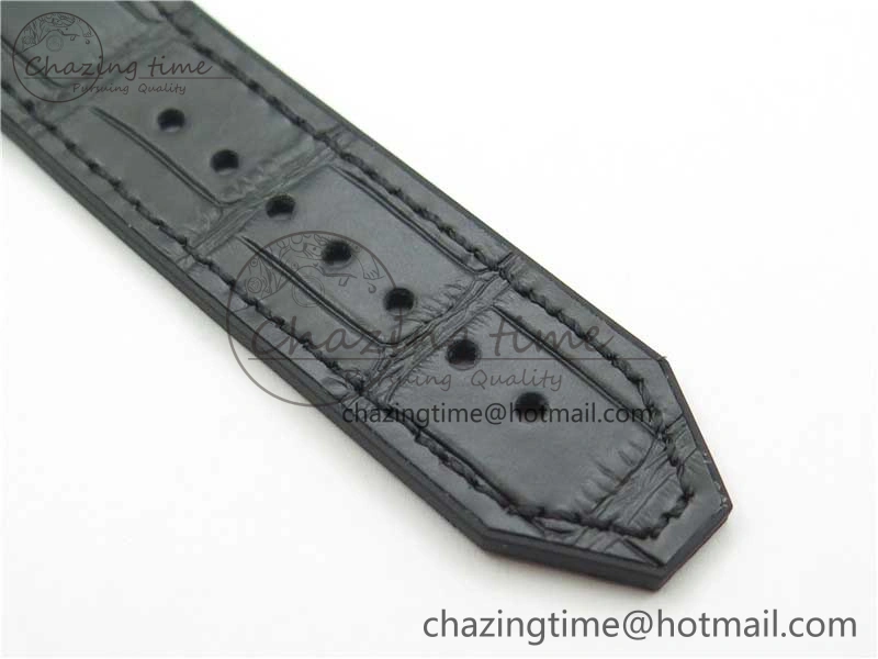 Fusion 42mm DLC B50 Black Dial On Black Gummy Strap A SmoothTexture 6811