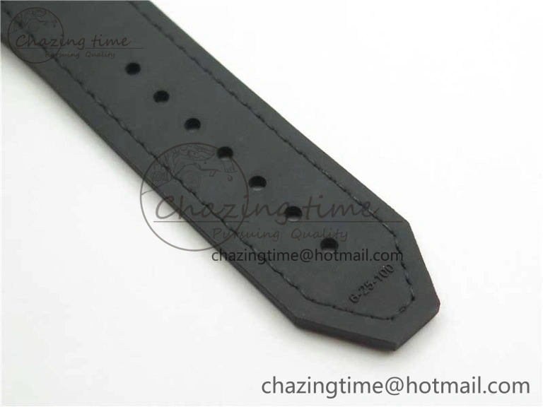 Fusion 42mm DLC B50 Black Dial On Black Gummy Strap A SmoothTexture 6811