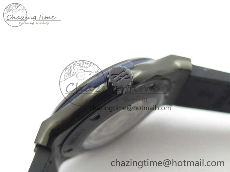 Fusion 42mm DLC B50 Blue Dial On Blue Gummy Strap A Neat 6812