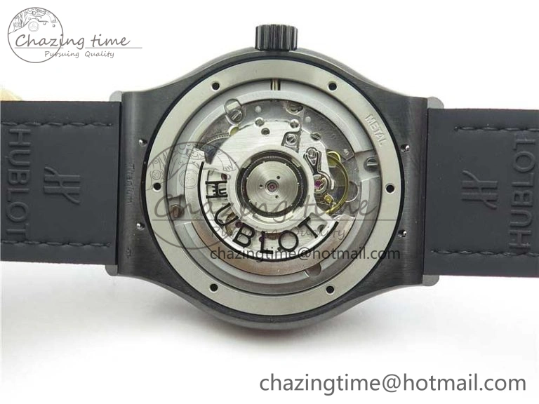 Fusion 42mm DLC B50 Blue Dial On Blue Gummy Strap A Neat 6812