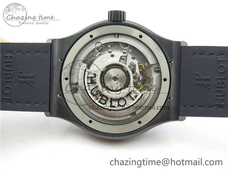 Fusion 42mm DLC B50 Blue Dial On Blue Gummy Strap A Neat 6812