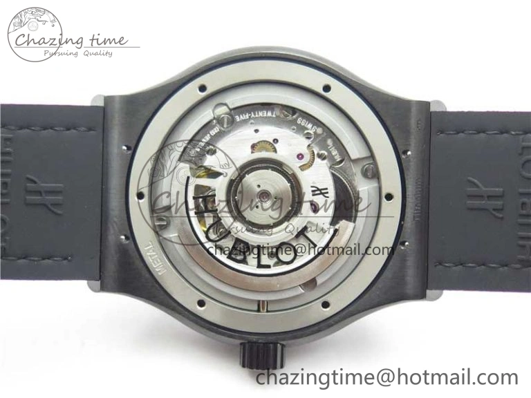 Fusion 42mm DLC B50 Blue Dial On Blue Gummy Strap A Neat 6812
