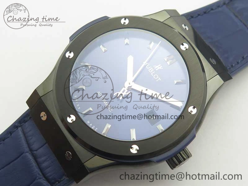 Premium Fusion 42mm PVD JJF 1:1 Best Edition Blue Dial on Blue Gummy Strap A 6864