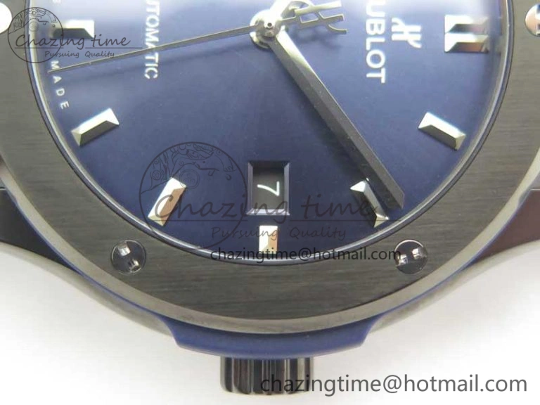 Premium Fusion 42mm PVD JJF 1:1 Best Edition Blue Dial on Blue Gummy Strap A 6864