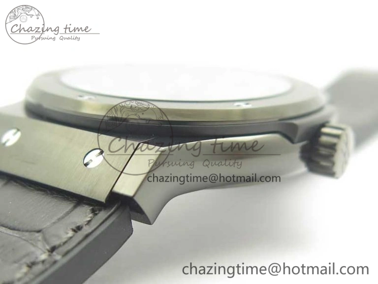 Fusion 42mm PVD JJF 1:1 Best Edition Gray Dial on Black Gummy Strap A Efficient 6861