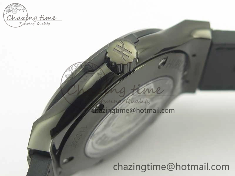 Fusion 42mm PVD JJF 1:1 Best Edition Gray Dial on Black Gummy Strap A Efficient 6861