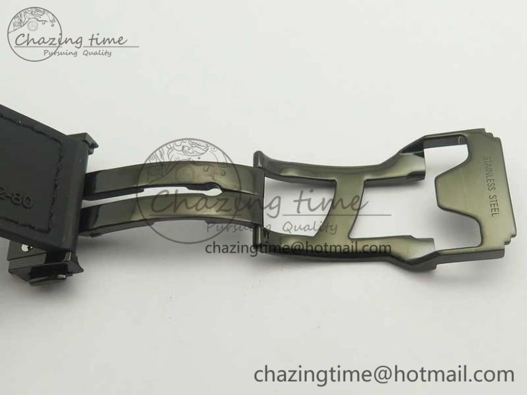 Fusion 42mm PVD JJF 1:1 Best Edition Gray Dial on Black Gummy Strap A Efficient 6861