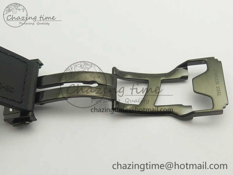 Fusion 42mm PVD JJF 1:1 Best Edition Gray Dial on Black Gummy Strap A Efficient 6861