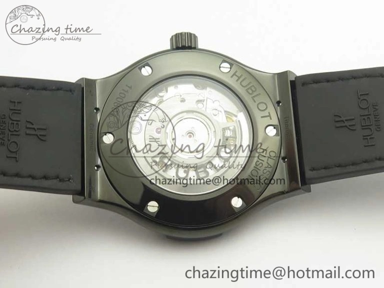 Fusion 42mm PVD JJF 1:1 Best Edition Gray Dial on Black Gummy Strap A Efficient 6861