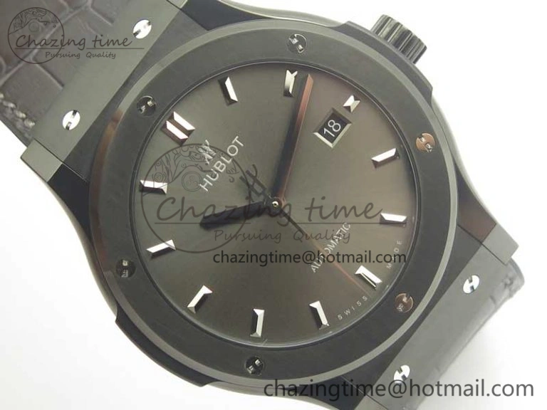 Fusion 42mm PVD JJF 1:1 Best Edition Gray Dial on Black Gummy Strap A Efficient 6861