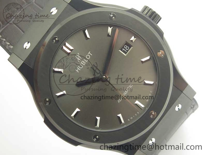 Fusion 42mm PVD JJF 1:1 Best Edition Gray Dial on Black Gummy Strap A Efficient 6861