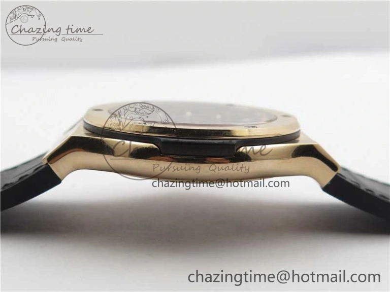 Fusion 42mm RG B50 Black Dial On Black Gummy Strap A Lightweight 6808