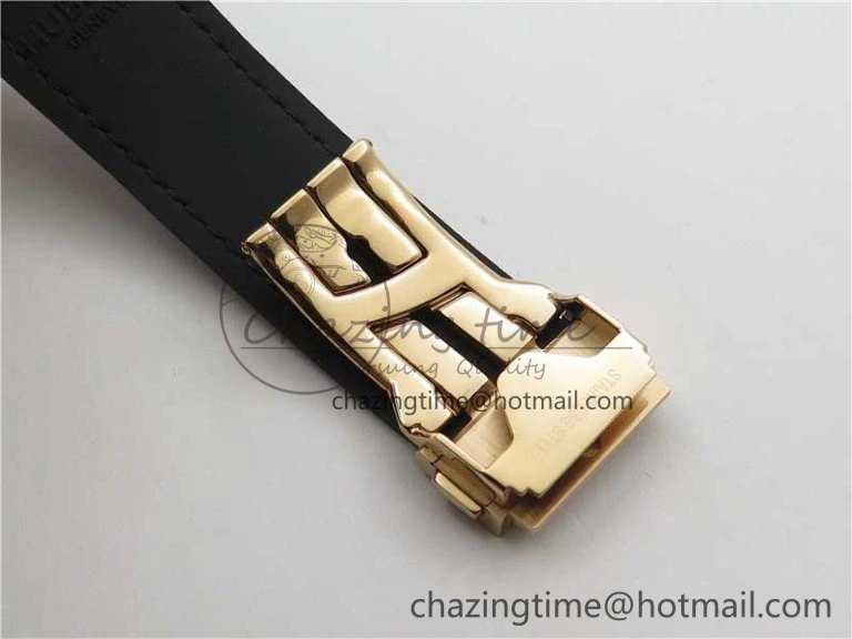 Fusion 42mm RG B50 Black Dial On Black Gummy Strap A Lightweight 6808