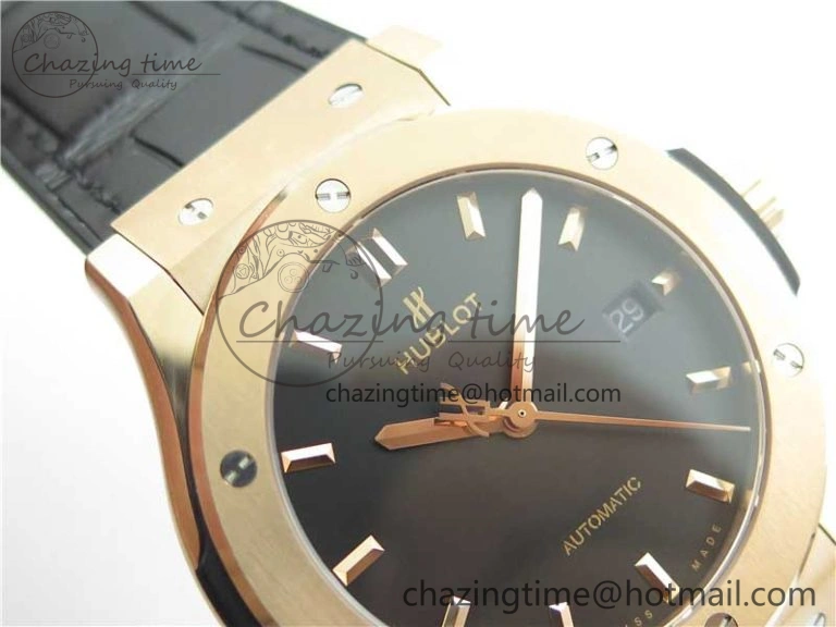 Fusion 42mm RG B50 Black Dial On Black Gummy Strap A Lightweight 6808