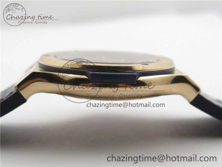 Fusion 42mm RG B50 Blue Dial On Blue Gummy Strap A Premium 6805