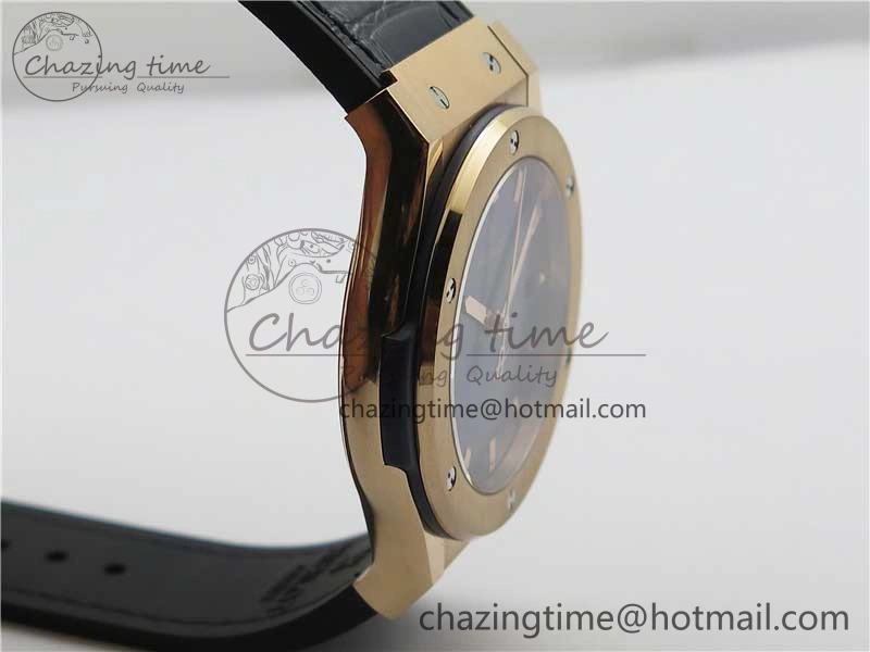 Fusion 42mm RG B50 Blue Dial On Blue Gummy Strap A Premium 6805