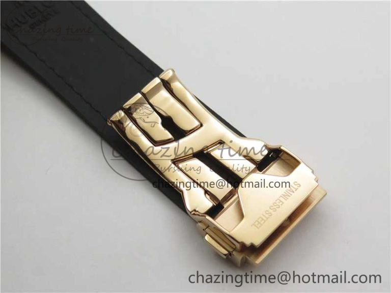 Fusion 42mm RG B50 White Dial On Brown Gummy Strap A Original 6810
