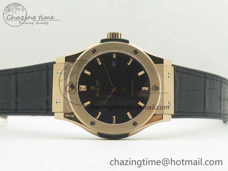 Trendy Fusion 42mm RG F16 Factory 1:1 Best Edition Black Dial On Gummy Strap A 6877