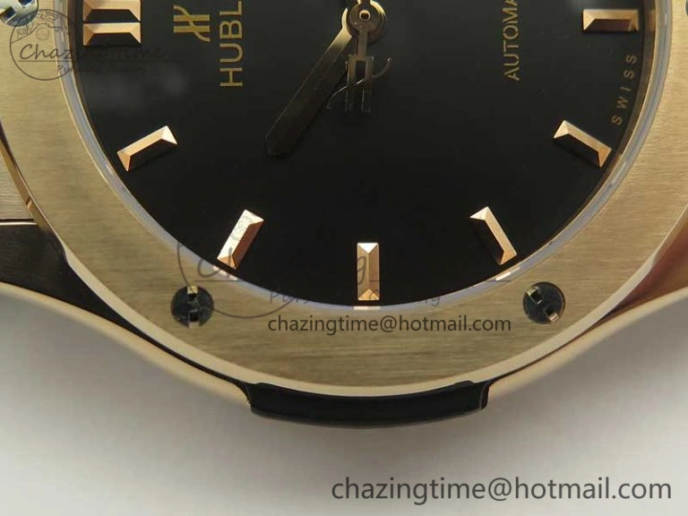 Trendy Fusion 42mm RG F16 Factory 1:1 Best Edition Black Dial On Gummy Strap A 6877