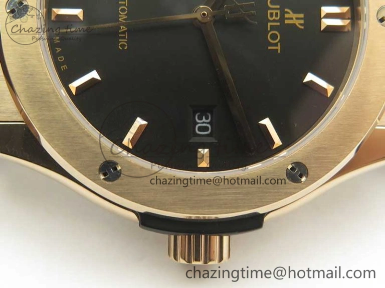 Trendy Fusion 42mm RG F16 Factory 1:1 Best Edition Black Dial On Gummy Strap A 6877