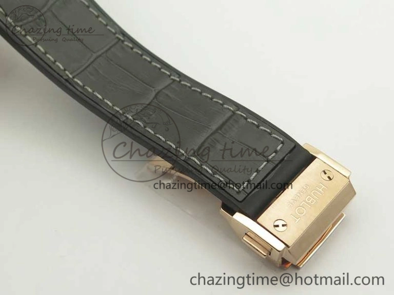 Efficient Fusion 42mm RG F16 Factory 1:1 Best Edition Gray Dial On Gummy Strap A 6878