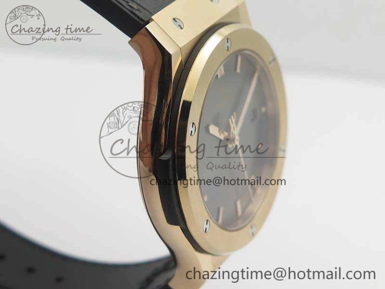 Supportive Fusion 42mm RG JJF 1:1 Best Edition Gray Dial On Gummy Strap A 6949