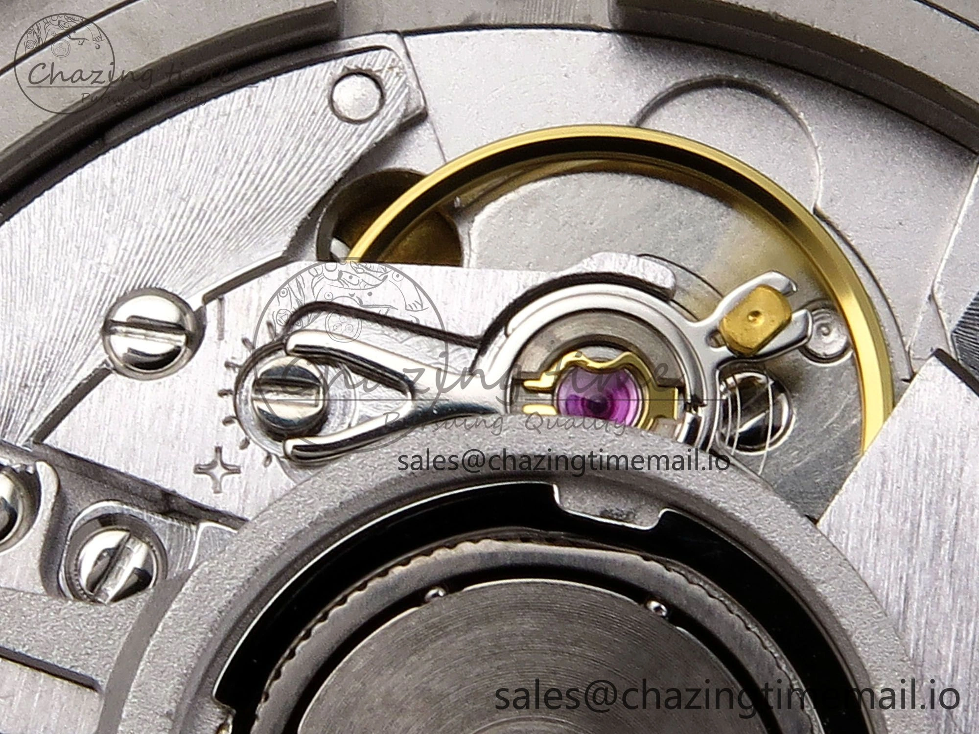 Bright Fusion 42mm RG JJF 1:1 Best Edition Gray Dial on Black Gummy Leather Strap 6699