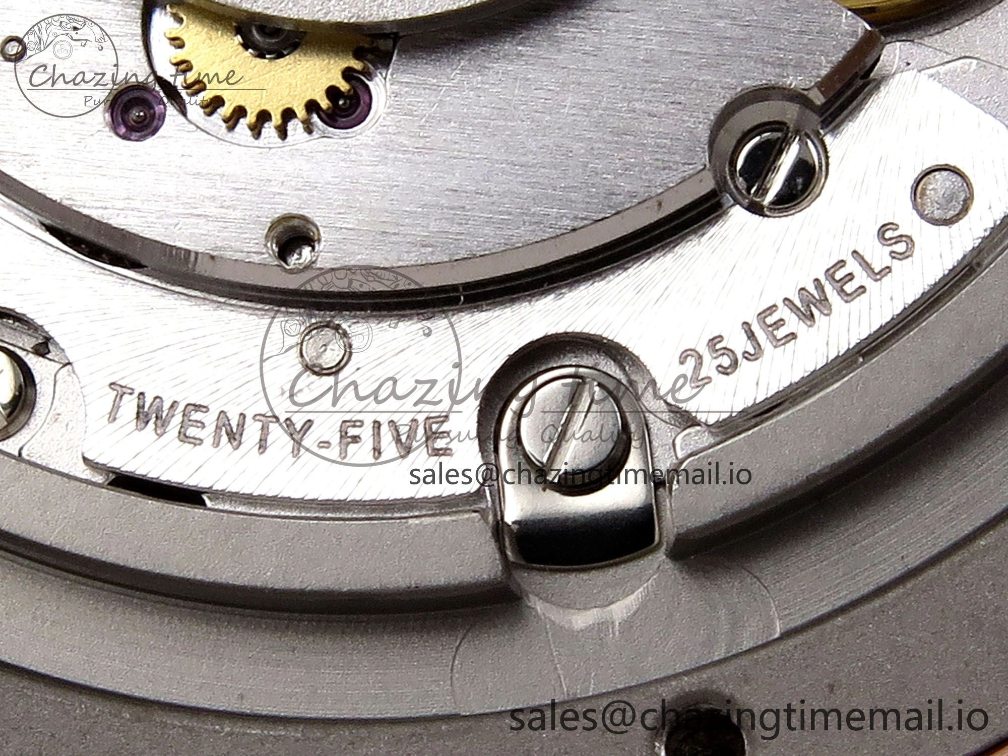 Bright Fusion 42mm RG JJF 1:1 Best Edition Gray Dial on Black Gummy Leather Strap 6699