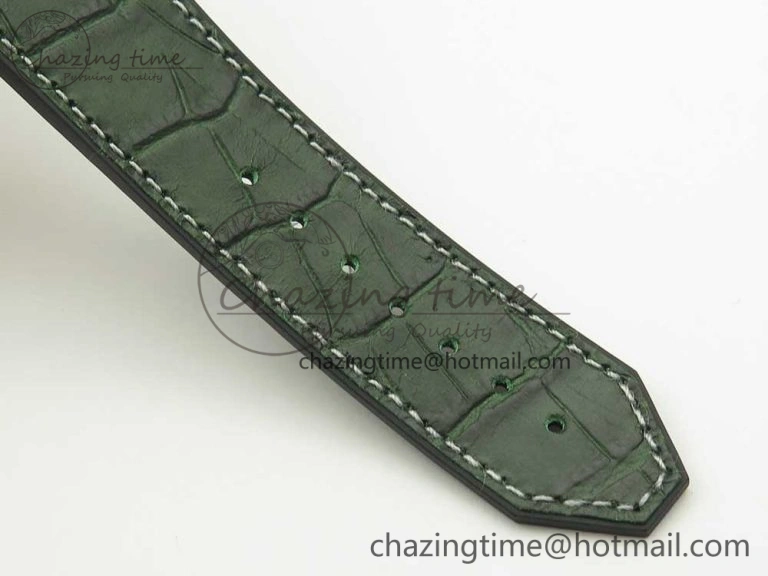 OdorResistant Fusion 42mm RG JJF 1:1 Best Edition Green Dial on Green Gummy Strap A 6852