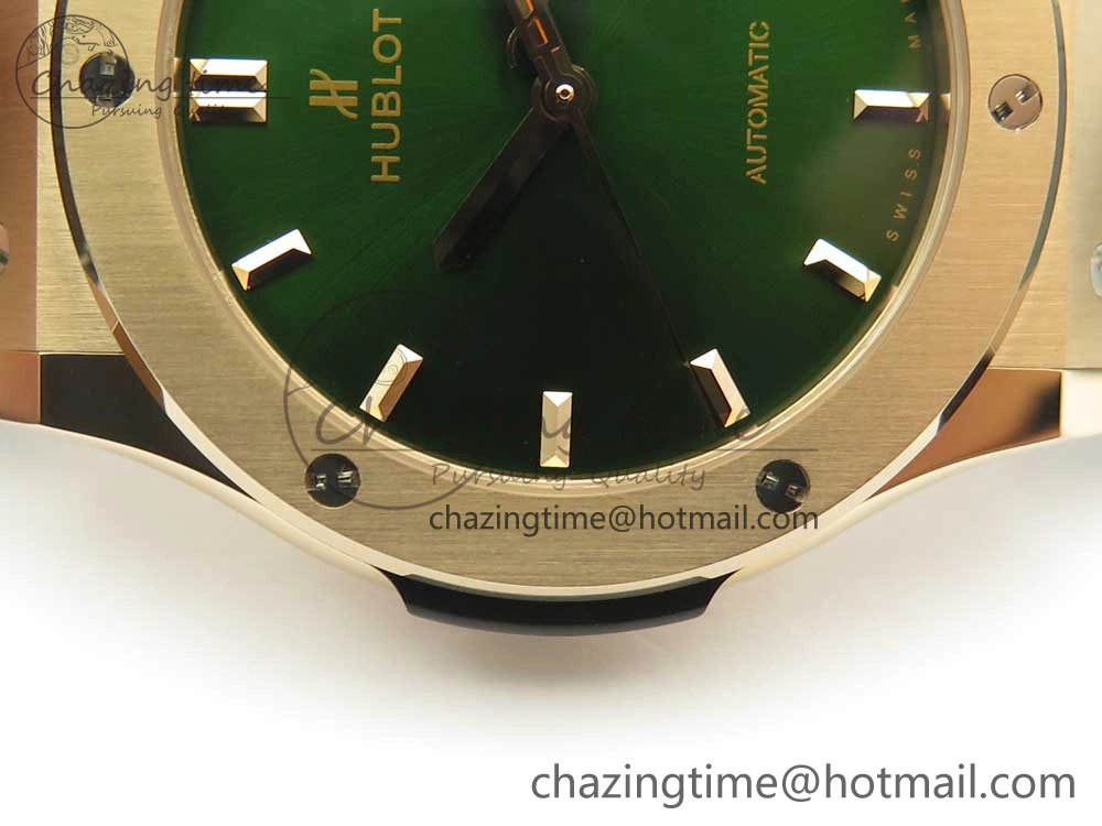 OdorResistant Fusion 42mm RG JJF 1:1 Best Edition Green Dial on Green Gummy Strap A 6852