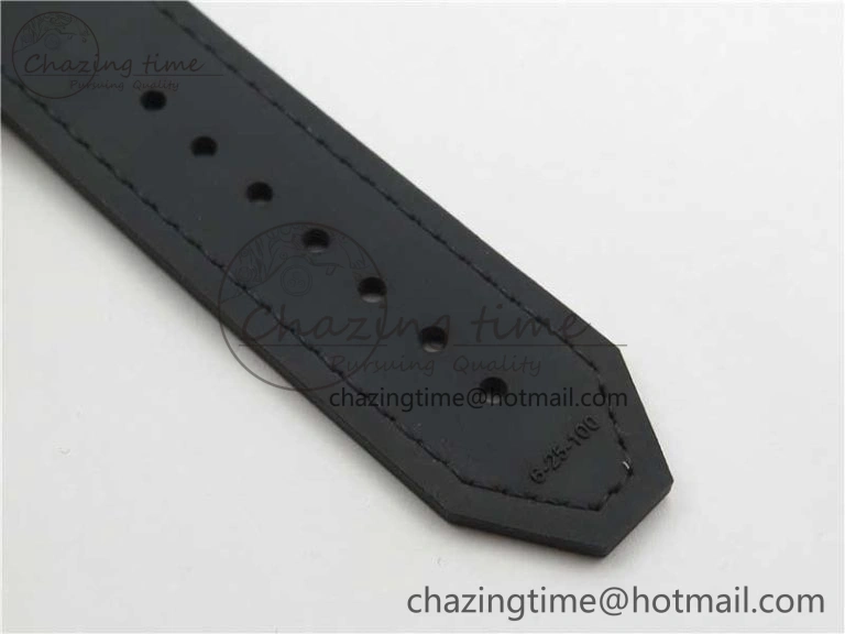 Fusion 42mm SS B50 Black Dial On Black Gummy Strap A FlexibleFit 6816