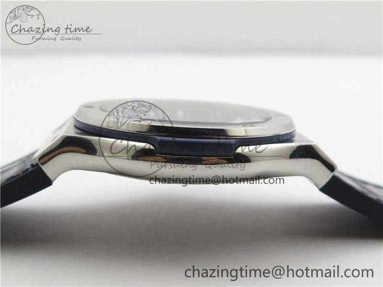 Attractive Fusion 42mm SS B50 Blue Dial On Blue Gummy Strap A 6814