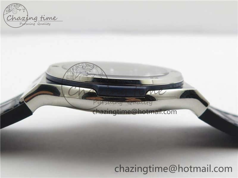 Attractive Fusion 42mm SS B50 Blue Dial On Blue Gummy Strap A 6814