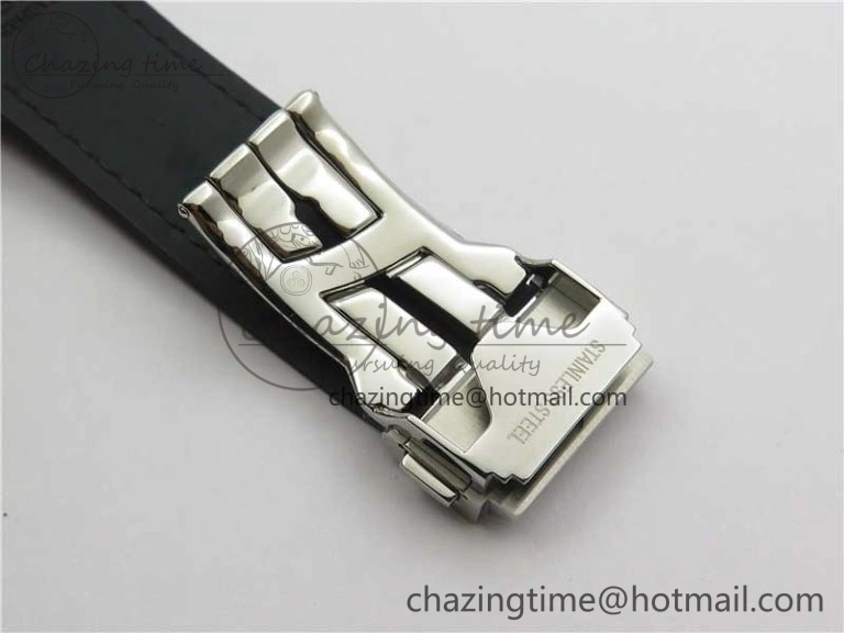 Attractive Fusion 42mm SS B50 Blue Dial On Blue Gummy Strap A 6814