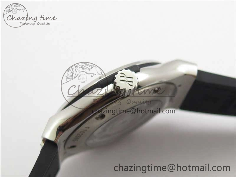 Attractive Fusion 42mm SS B50 Blue Dial On Blue Gummy Strap A 6814