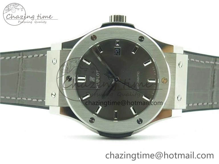 Fusion 42mm SS B50 Gray Dial On Gray Gummy Strap A QuickDry 6815
