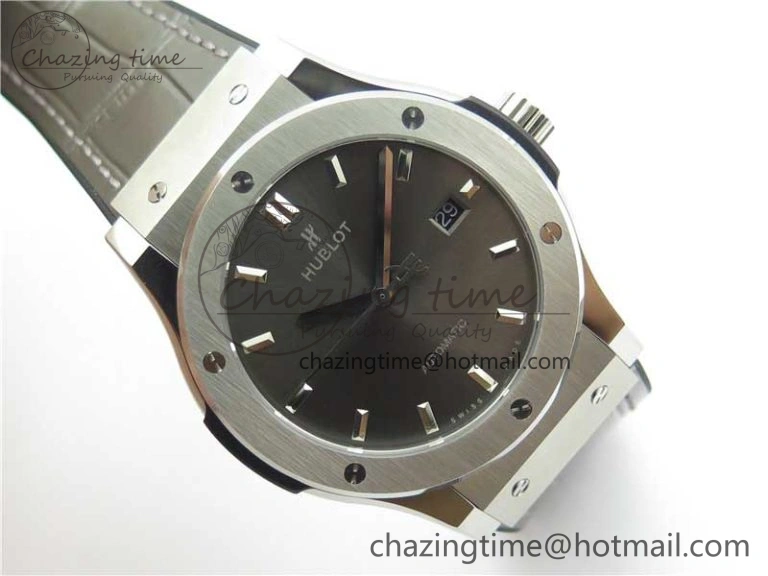 Fusion 42mm SS B50 Gray Dial On Gray Gummy Strap A QuickDry 6815